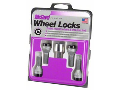McGard Wheel Lock Bolt Set - 4pk. Cone Seat M12X1.25 - 27361