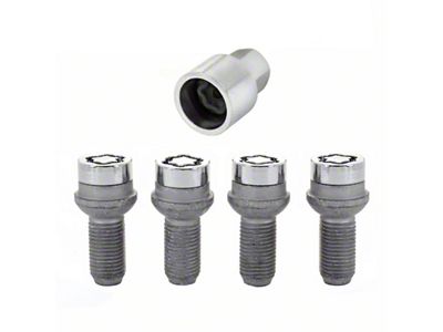 McGard Wheel Lock Bolt Set - 4pk. Radius Seat M14X1.5 - 28018