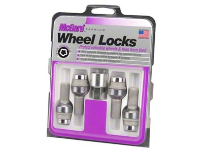 McGard Wheel Lock Bolt Set - 4pk. Radius Seat M14X1.5 - 28020