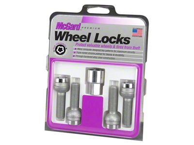 McGard Wheel Lock Bolt Set - 4pk. Radius Seat M14X1.5 - 28174