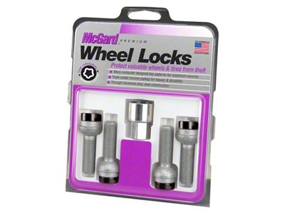 McGard Wheel Lock Bolt Set - 4pk. Radius Seat M14X1.5 - 28317