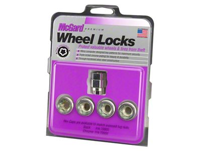 McGard Wheel Lock Nut Set - 4pk. Under Hub Cap - 24011
