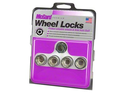 McGard Wheel Lock Nut Set - 4pk. Under Hub Cap - 24024