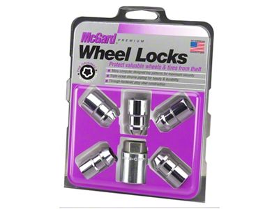 McGard Wheel Lock Nut Set - 5pk. Cone Seat M12X1.5 - 24537
