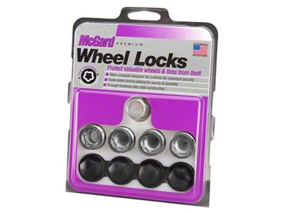 McGard Wheel Lock Nut Set - 4pk. Under Hub Cap - 25167