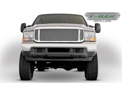 T-REX Grilles Mesh Grille Assembly; Small Mesh; Stainless Steel; Polished; 1 Pc; Replacement; - 50571