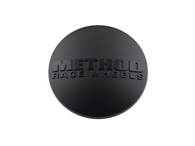Method Race Wheels Cap 3004 - 58.5mm - Black - Snap In - CP-3004K59