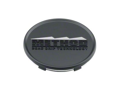 Method Race Wheels Cap T080 - 123mm - Black - Snap In - CP-T080K123