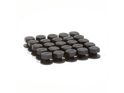 Method Race Wheels Lip Bolt - Matte Black - Street - Kit - BT-BOLT BLACK KIT