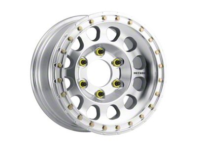 Method Race Wheels MR103 Beadlock Raw Machined Wheel; 15x8; -24mm Offset; 6x139.7mm Bolt Pattern; 108mm Hub Bore