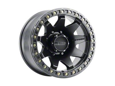 Method Race Wheels MR108 Matte Black Wheel; 17x9; -44mm Offset; 8x165.1mm Bolt Pattern; 130.81mm Hub Bore
