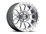 Method Race Wheels MR304 Double Standard Machined Wheel; 17x8.5; 0mm Offset; 6x139.7mm Bolt Pattern; 108mm Hub Bore
