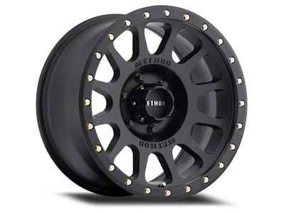 Method Race Wheels MR305 NV Matte Black Wheel; 16x8; 0mm Offset