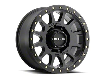 Method Race Wheels MR305 NV HD Matte Black Wheel; 18x9; 18mm Offset
