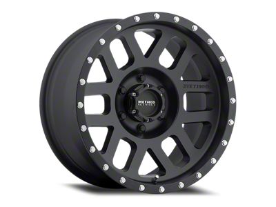 Method Race Wheels MR306 Mesh Matte Black Wheel; 18x9; -12mm Offset