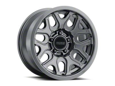 Method Race Wheels MR322 Gloss Titanium Wheel; 17x8.5; 0mm Offset