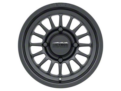 Method Race Wheels MR411 Bead Grip Matte Black Wheel; 15x10; 25mm Offset