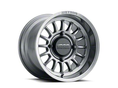 Method Race Wheels MR411 Bead Grip Gloss Titanium Wheel; 15x7; 38mm Offset; 5x114.3mm Bolt Pattern; 72mm Hub Bore