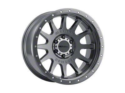 Method Race Wheels MR605 NV Gloss Titanium Wheel; 20x10; -24mm Offset; 6x135mm Bolt Pattern; 87mm Hub Bore