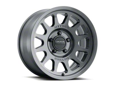 Method Race Wheels MR703 Bead Grip Gloss Titanium Wheel; 17x9; -12mm Offset