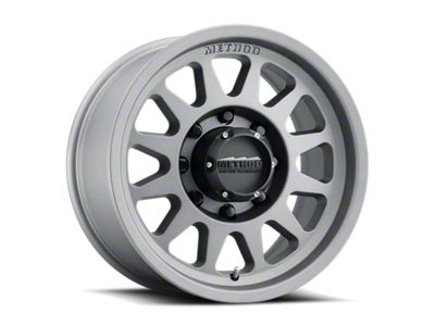 Method Race Wheels MR704 HD Bead Grip Titanium Wheel; 17x9; 18mm Offset