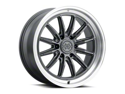 Method Race Wheels MR803 Gloss Titanium with Machined Lip Wheel; 22x12; -40mm Offset