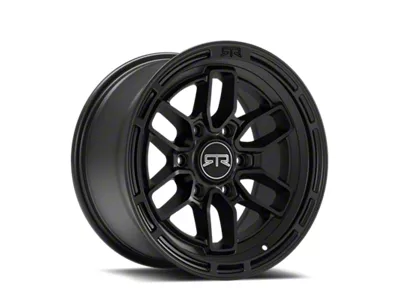 RTR EVO 6 Satin Black Wheel; 17x9; 30mm Offset; 6x139.7mm Bolt Pattern; 93.10mm Hub Bore