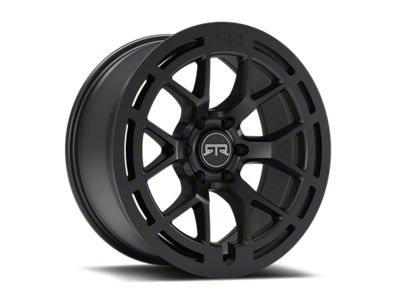 RTR Tech 6 Satin Black Wheel; 17x9; 0mm Offset; 6x139.7mm Bolt Pattern; 93.10mm Hub Bore
