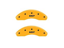 MGP 2 Caliper Covers Engraved Front Yellow Finish Black - Civic - 20209FYL