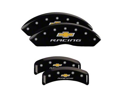 MGP 4 Caliper Covers Engraved F & R Chevy Racing - 13013SBRCBK