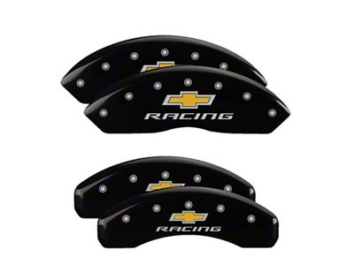 MGP 4 Caliper Covers Engraved F & R Chevy Racing - 14240SBRCBK