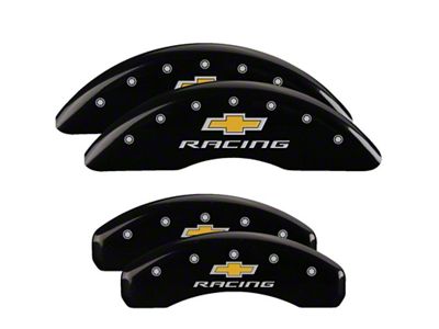 MGP 4 Caliper Covers Engraved F & R Chevy Racing - 14241SBRCBK