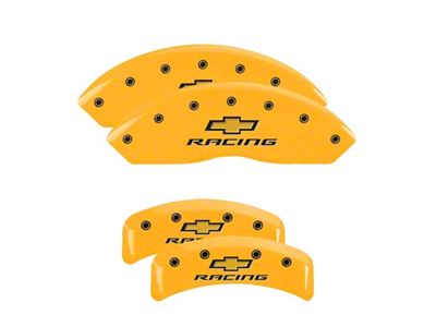 MGP 4 Caliper Covers Engraved F & R Chevy Racing - 13013SBRCYL