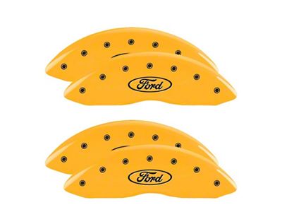MGP 4 Caliper Covers Engraved F & R Ford Logo - 10056SFRDYL