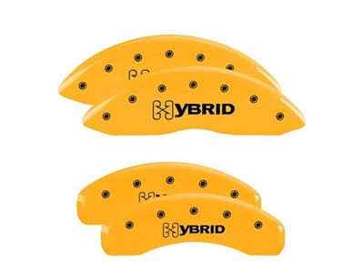 MGP 4 Caliper Covers Engraved F & R Gm Style/Hybrid - 34006SHYBYL