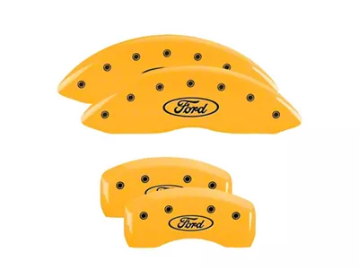 MGP 4 Caliper Covers Engraved F & R Oval Logo/Ford - 10005SFRDYL