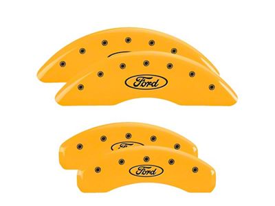 MGP 4 Caliper Covers Engraved F & R Oval Logo/Ford - 10023SFRDYL