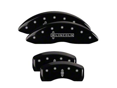 MGP 4 Caliper Covers Engraved Fr Lincoln Rr Star Logo - 36024SLC1BK