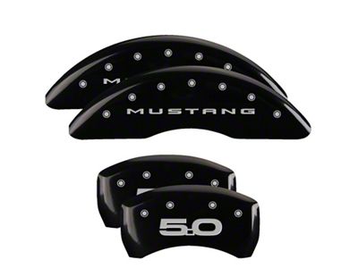 MGP 4 Caliper Covers Engraved Front 2015/Mustang Engraved Rear 2015/50 - 10200SM52BK
