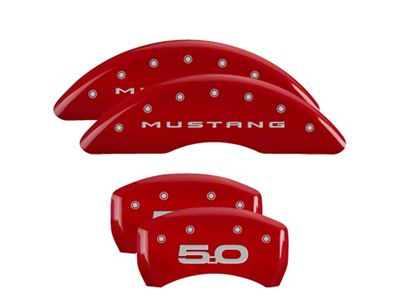 MGP 4 Caliper Covers Engraved Front 2015/Mustang Engraved Rear 2015/50 - 10201SM52RD