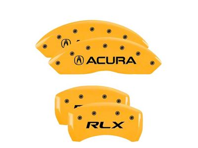 MGP 4 Caliper Covers Engraved Front Engraved Rear RLX - 39014SRLXYL