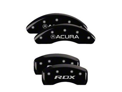 MGP 4 Caliper Covers Engraved Front Rear TLX Black - 39024SRDXBK
