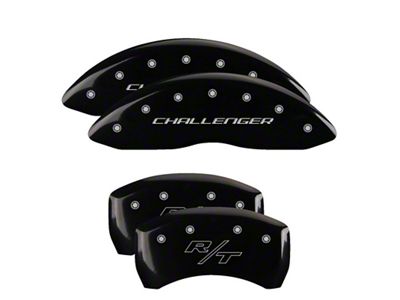 MGP 4 Caliper Covers Engraved Front Block/Challenger Engraved Rear Vintage - 12001SCBRBK