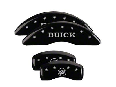 MGP 4 Caliper Covers Engraved Front Engraved Rear - 49001SBSHBK