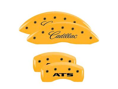 MGP 4 Caliper Covers Engraved Front Engraved Rear ATS - 35007SATSYL