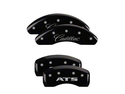MGP 4 Caliper Covers Engraved Front Engraved Rear ATS - 35023SATSBK