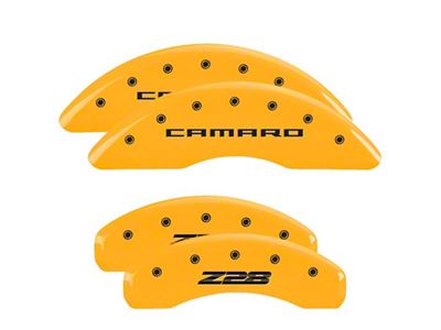 MGP 4 Caliper Covers Engraved Front Gen 5/Camaro Engraved Rear - 14011SZ85YL