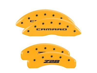 MGP 4 Caliper Covers Engraved Front Gen 5/Camaro Engraved Rear - 14036SZ85YL