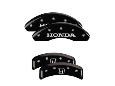 MGP 4 Caliper Covers Engraved Front Engraved Rear H - 20130SHOHBK