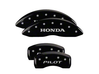 MGP 4 Caliper Covers Engraved Front Engraved Rear Pilot/2016 - 20213SPILBK